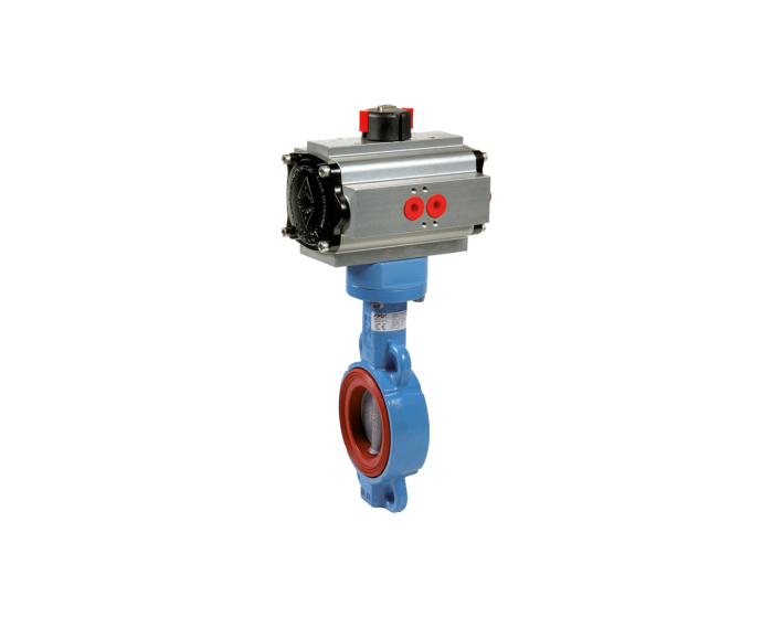 Ductile iron butterfly valve 1157 + ADA/ASR pneumatic actuator
